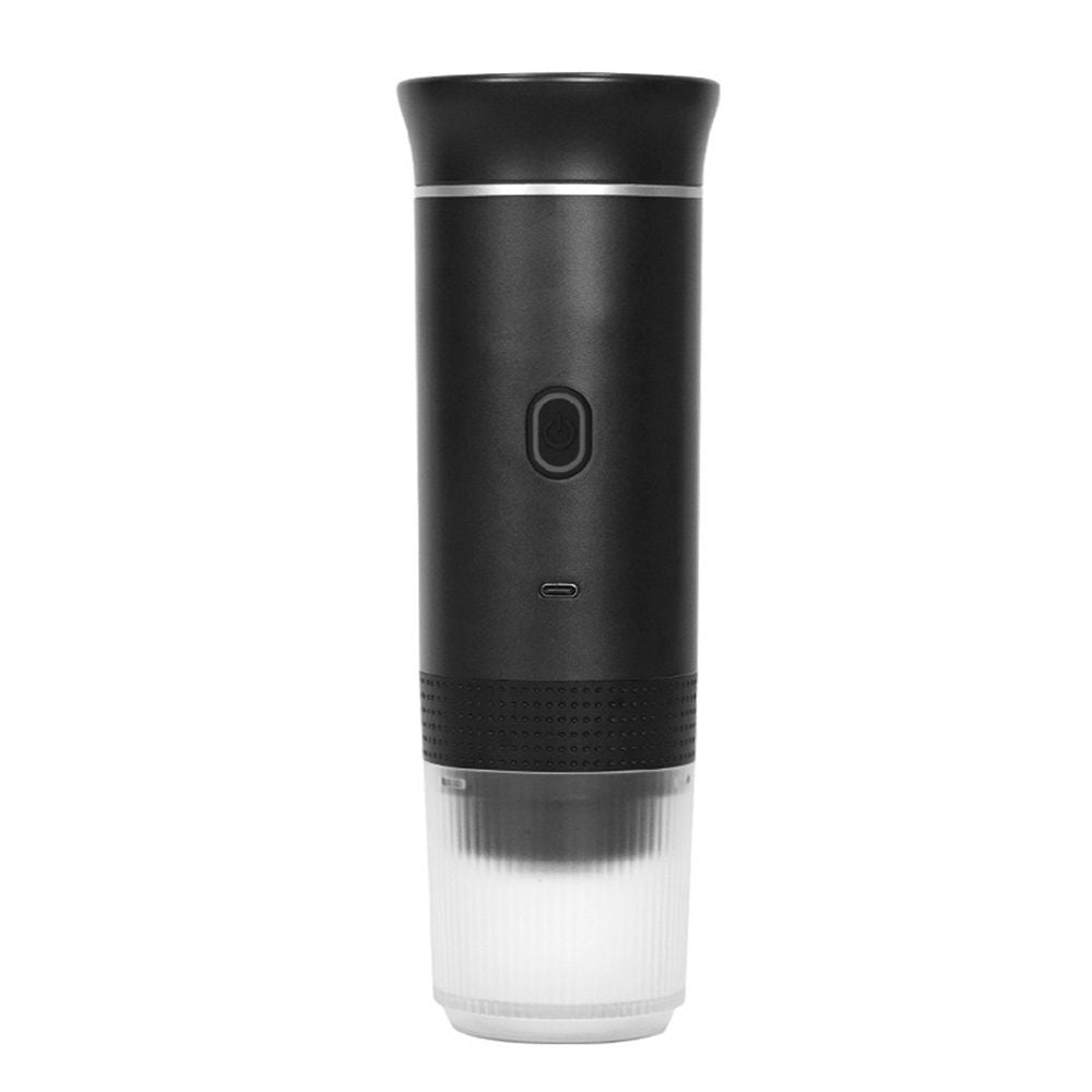 Portable Battery Coffee Maker Espresso Machine, Car Travel Coffee Mini Espresso Machines Self-Heating Electric Espresso Maker, USB-C 3-in-1 Ground Coffee