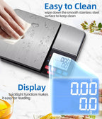 Dual Platform Digital Kitchen Scales, Food Scales（195*140*27mm）