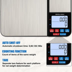 Dual Platform Digital Kitchen Scales, Food Scales（195*140*27mm）