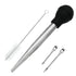 Stainless Steel Food Grade Turkey Baster for Cooking, Baking, Injecting Marinade With cleaning brush（Black） - Flavour Fushion Cooking Shop