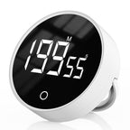 Digital Kitchen Timer - Magnetic Countdown Countup Timer with Large LED Display