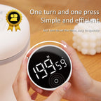 Digital Kitchen Timer - Magnetic Countdown Countup Timer with Large LED Display