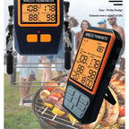 Long Range Wireless Meat Thermometer for Grilling and Smoking with 4 Probes BBQ Grill Kitchen Food Cooking Digital Thermometer for Meat