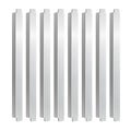 8-Pack 12.6 inch Steam Table Adapter Bars – Durable Divider Rods for Hotel Pan Configuration, Fits Full or Fractional Size Pans, Commercial Kitchen Use