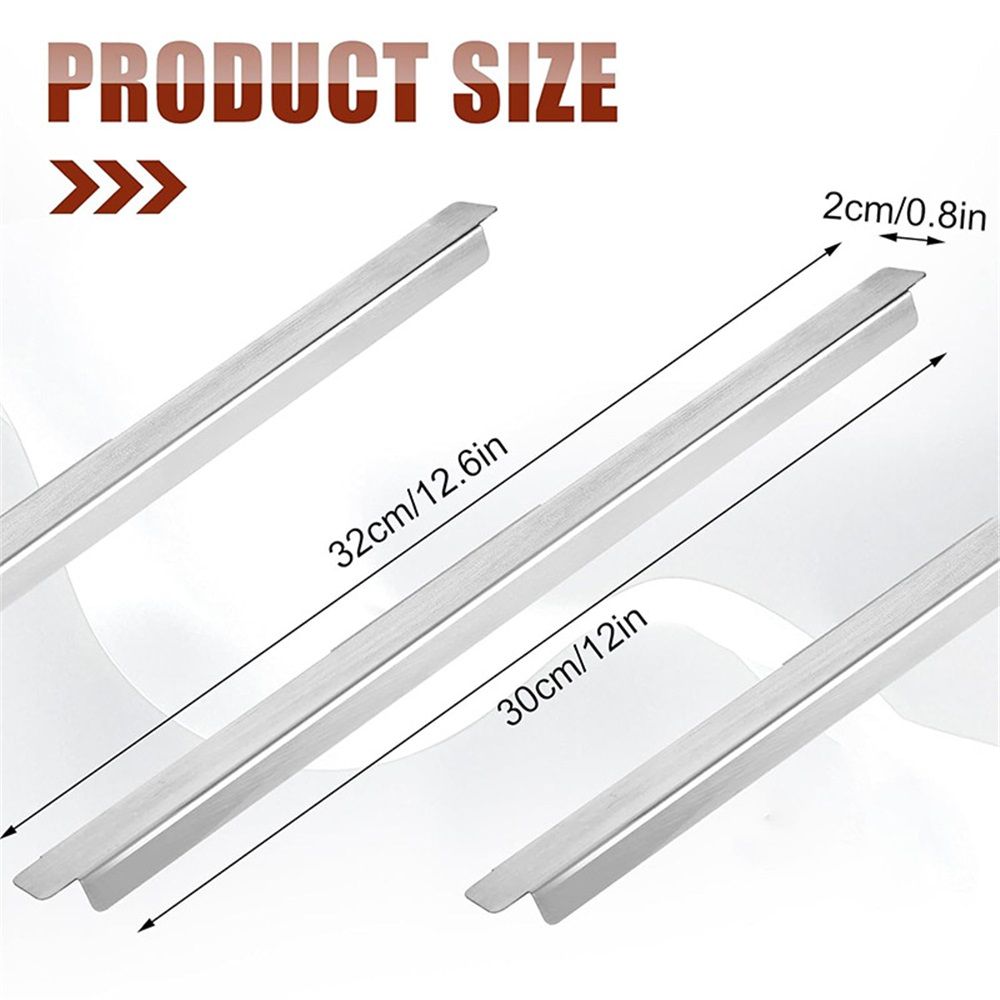 8-Pack 12.6 inch Steam Table Adapter Bars – Durable Divider Rods for Hotel Pan Configuration, Fits Full or Fractional Size Pans, Commercial Kitchen Use