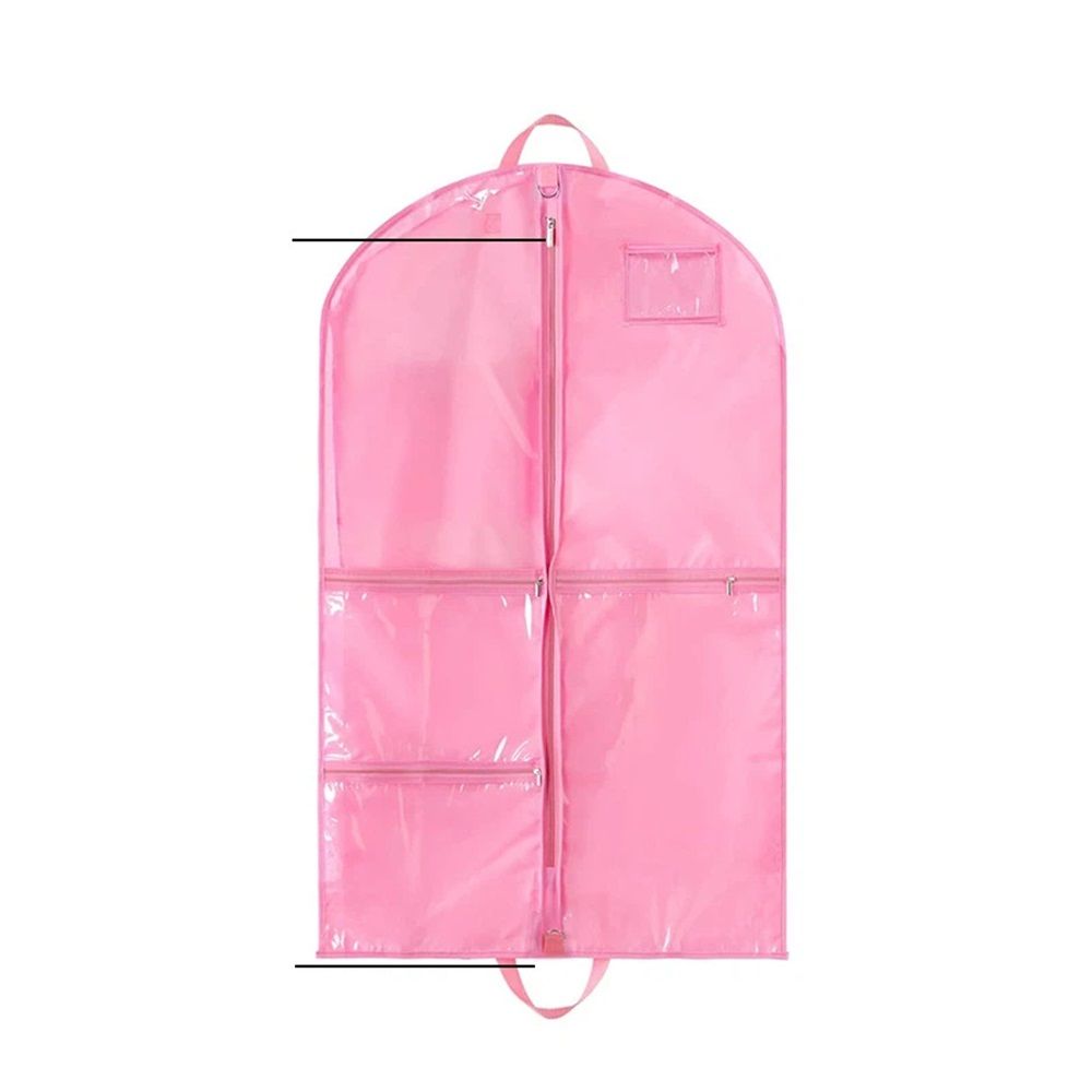 Garment Bags for Hanging Clothes,Garment Bags for Travel Storage,Dance Clothes Bag,Kids Garment Bag for Dance Costumes,Sports (Pink)
