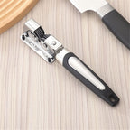 2 pack Knife Sharpener, Kitchen Knife Sharpeners,Rotating Steel Wheel Sharpening Discs,Manual Knife Sharpening