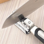 2 pack Knife Sharpener, Kitchen Knife Sharpeners,Rotating Steel Wheel Sharpening Discs,Manual Knife Sharpening