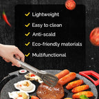 Smokeless Indoor Electric Grill & Nonstick Griddle – Compact, Fast-Heating Tabletop Grill