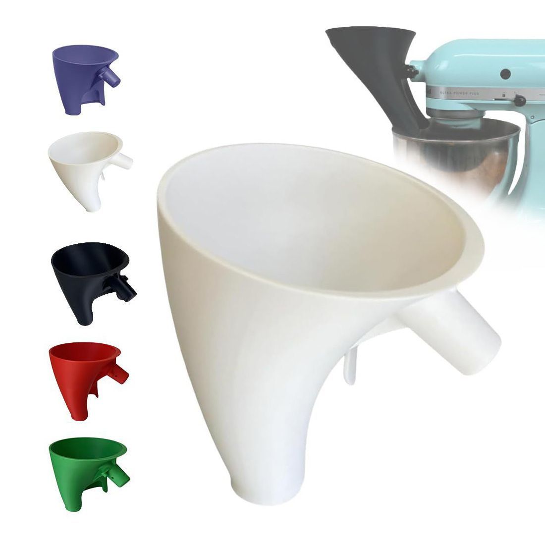 Flour Hopper Vertical Mixer-Black