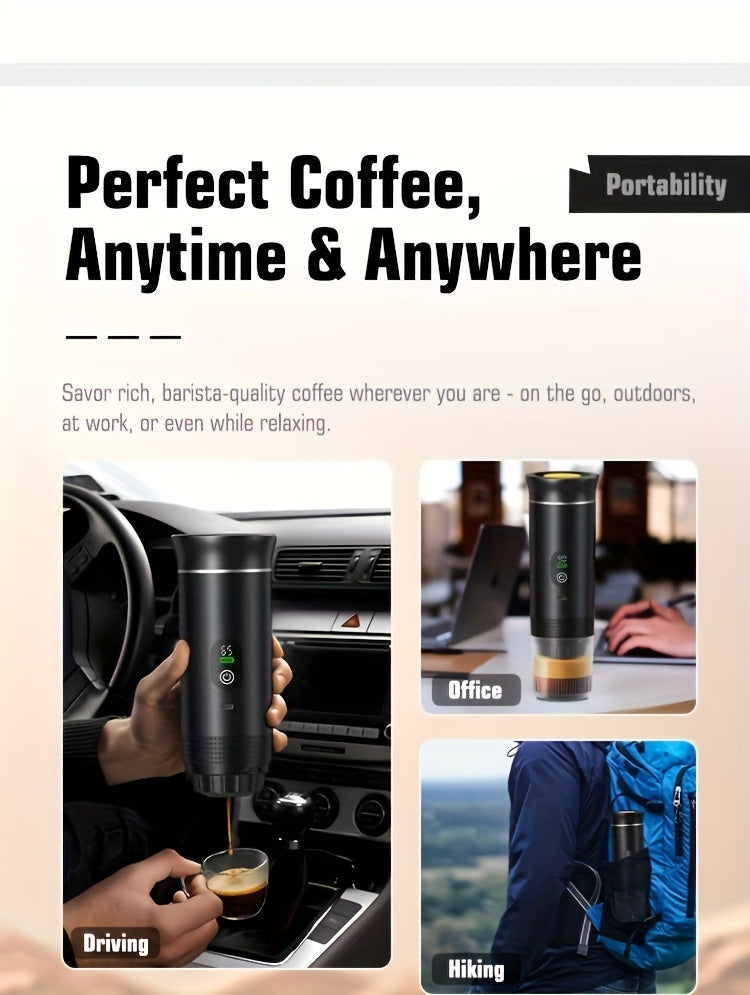 Portable 20Bar High - Pressure Extraction Coffee Machine, 80ml - Flavour Fushion Cooking Shop