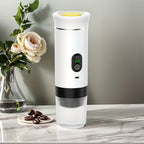 Portable 20Bar High - Pressure Extraction Coffee Machine, 80ml Stainless Steel