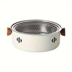Portable mini tabletop barbecue grill, made of stainless steel