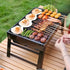 Portable Folding Grill: 4-Step Assembly, Light & Portable, Sturdy Design, Enjoy Outdoor Grilling Anytime - Flavour Fushion Cooking Shop