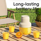 Portable multifunctional large-capacity tumbler -juicing, baby food, and ice crushing.