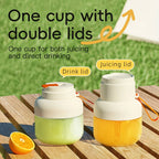 Portable multifunctional large-capacity tumbler -juicing, baby food, and ice crushing.