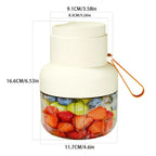 Portable multifunctional large-capacity tumbler -juicing, baby food, and ice crushing.