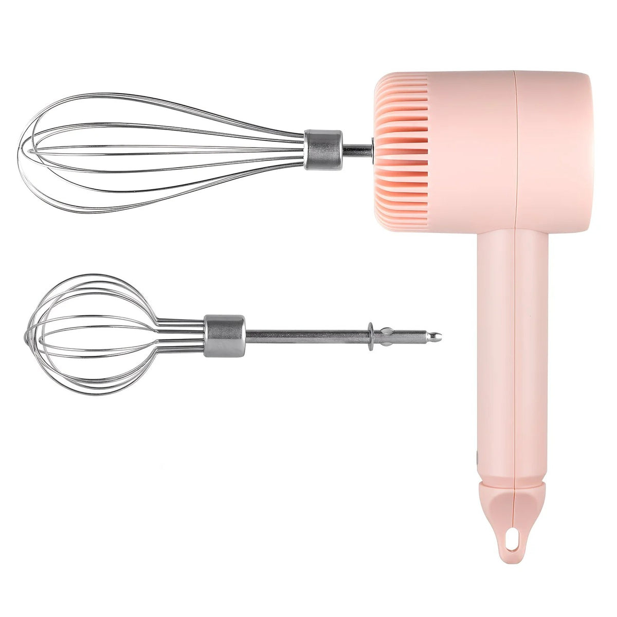 Green Wireless charging handheld mixer, 30W with three-speed settings. Dual whisk heads designed for whipping eggs, cream, and batter. Suitable for both kitchen and outdoor use, also an ideal gift. - Flavour Fushion Cooking Shop