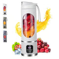 （white)Portable USB Charging Blender & Juicer - Easy to Clean, Suitable for Fruit and Vegetable Drinks, Smoothies - Capacity Ranging from 10.14 oz to 16.91 oz