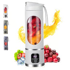 （white)Portable USB Charging Blender & Juicer - Easy to Clean Capacity Ranging from 10.14 oz to 16.91 oz
