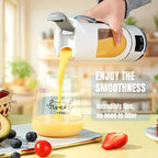 （white)Portable USB Charging Blender & Juicer - Easy to Clean Capacity Ranging from 10.14 oz to 16.91 oz