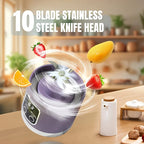 （white)Portable USB Charging Blender & Juicer - Easy to Clean Capacity Ranging from 10.14 oz to 16.91 oz