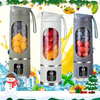 （white)Portable USB Charging Blender & Juicer - Easy to Clean Capacity Ranging from 10.14 oz to 16.91 oz