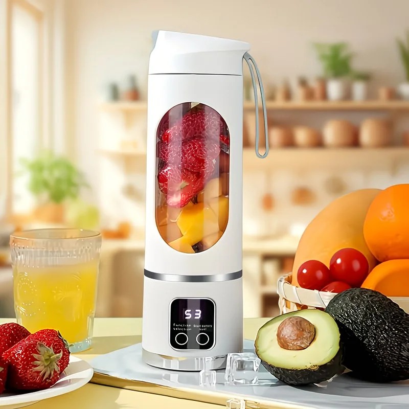 （Green)Portable USB Charging Blender & Juicer - Easy to Clean, Suitable for Fruit and Vegetable Drinks, Smoothies - Capacity Ranging from 10.14 oz to 16.91 oz