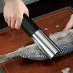 SafeClean Electric Fish Scaler with USB Recharge & Steel Shield