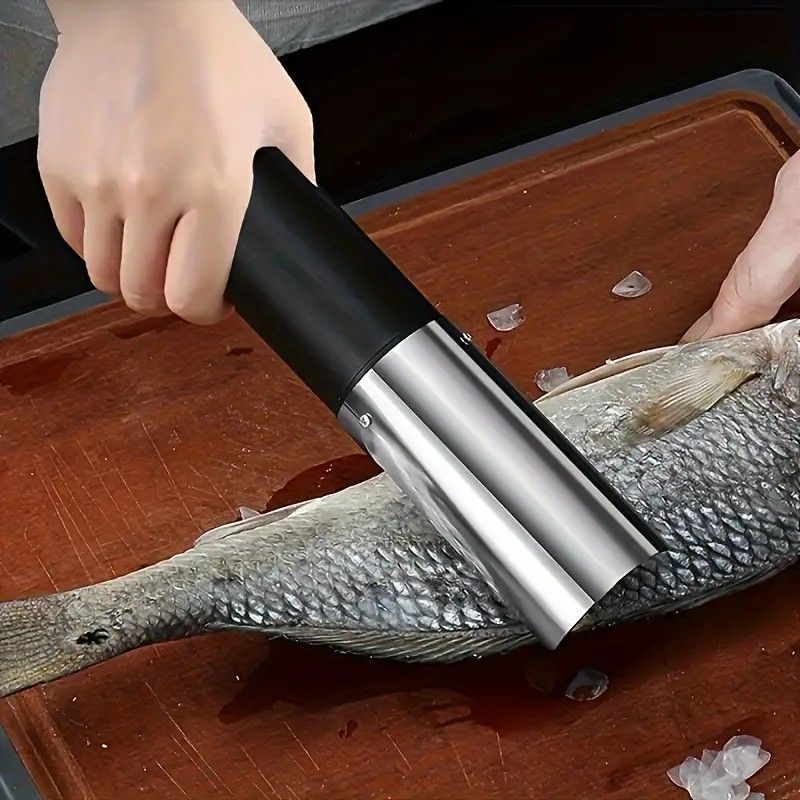 Electric Fish Scaler | Essential for Seafood Kitchens, Suitable for Both Home and Commercial Use, Efficient Descaling Without Splashing, Saves Time and Effort(GREEN)