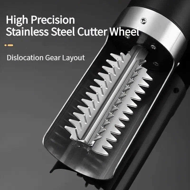 Electric Fish Scaler | Essential for Seafood Kitchens, Suitable for Both Home and Commercial Use, Efficient Descaling Without Splashing, Saves Time and Effort(GREEN)