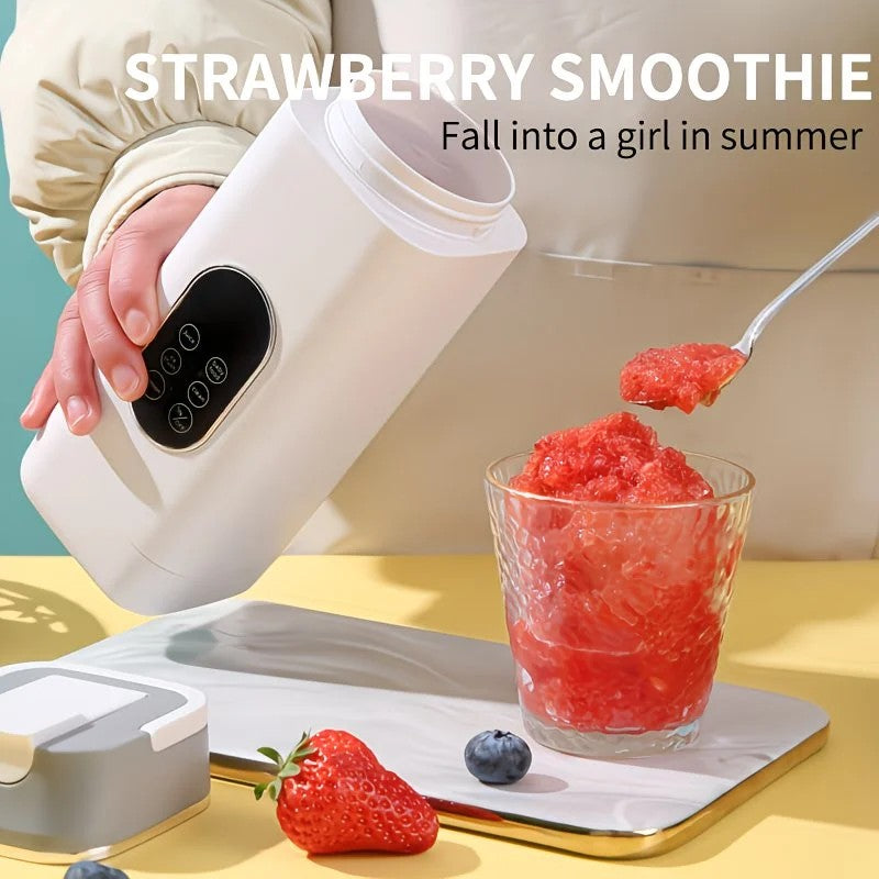 Portable Wireless Fresh Juice Maker: Freshness in a Cup, Anywhere, Anytime.  BLACK - Flavour Fushion Cooking Shop