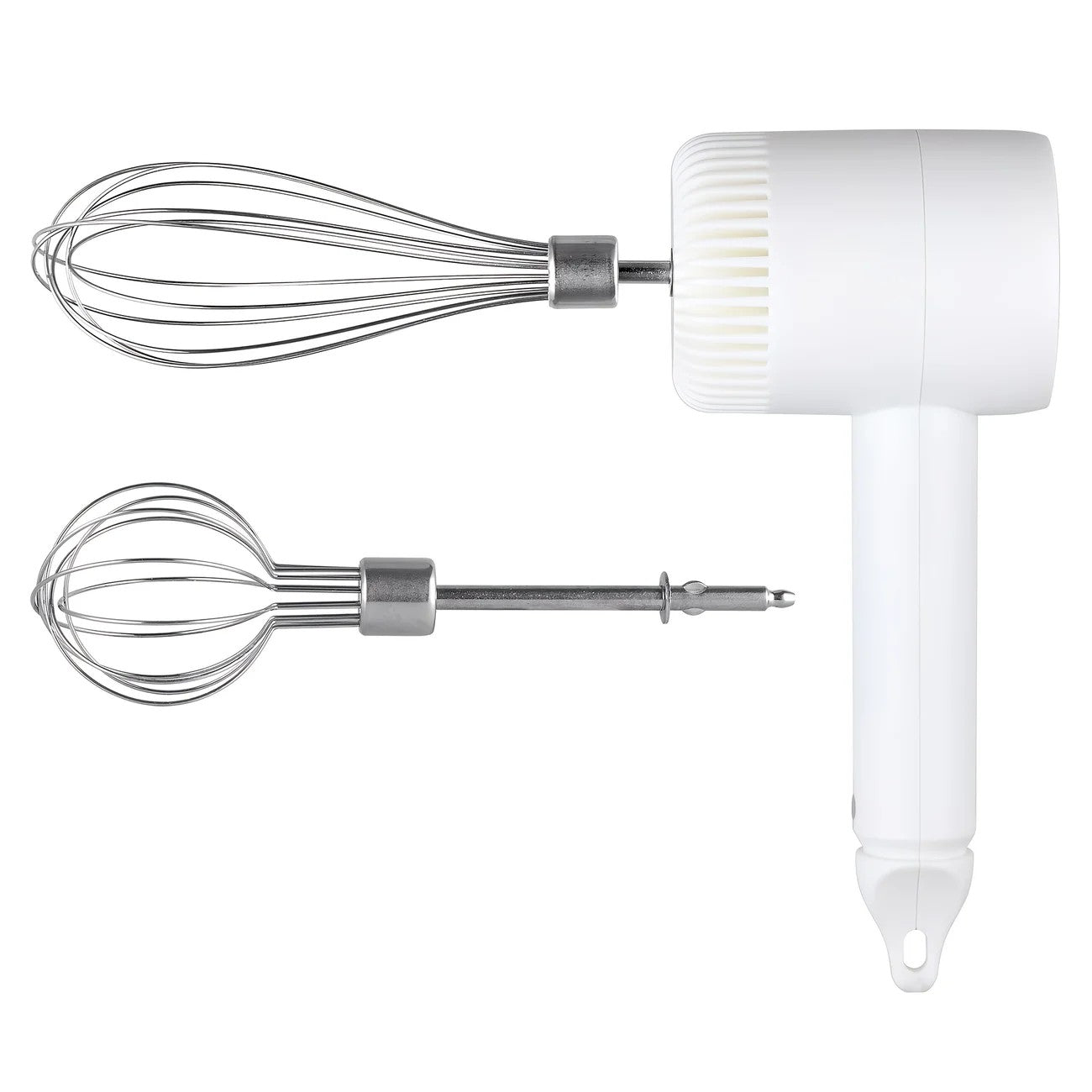 Pink  Wireless charging handheld mixer, 30W with three-speed settings. Dual whisk heads designed for whipping eggs, cream, and batter. Suitable for both kitchen and outdoor use, also an ideal gift.
