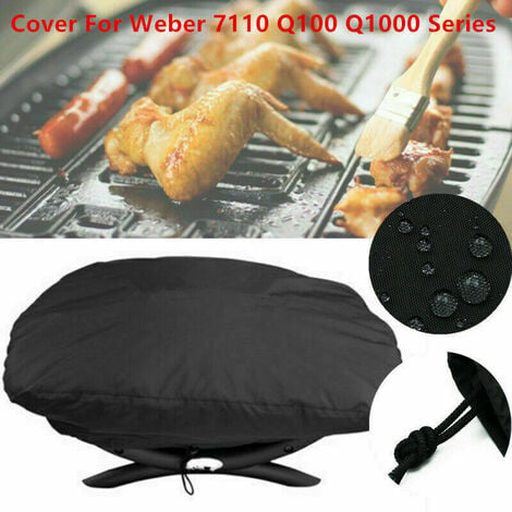 Premium grill cover - 210D Oxford fabric, waterproof, for Weber/1000 petrol, 67.1 x 44 x 32 cm - Flavour Fushion Cooking Shop