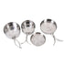Stainless Steel Camping Cookware Set – Pots, Frying Pan & Lids - Flavour Fushion Cooking Shop