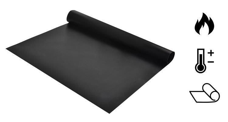 6-Pack Non Stick Grill Mat Oven Mat Baking Mat, 40x33cm, Black - Flavour Fushion Cooking Shop