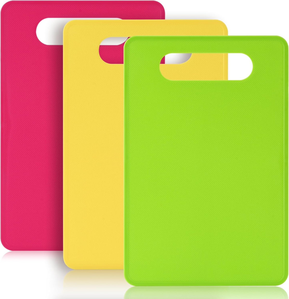 Plastic Cutting Board Set, 3 Pack Small Chopping Boards for Kitchen - Flavour Fushion Cooking Shop