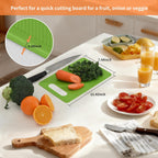 Plastic Cutting Board Set, 3 Pack Small Chopping Boards for Kitchen