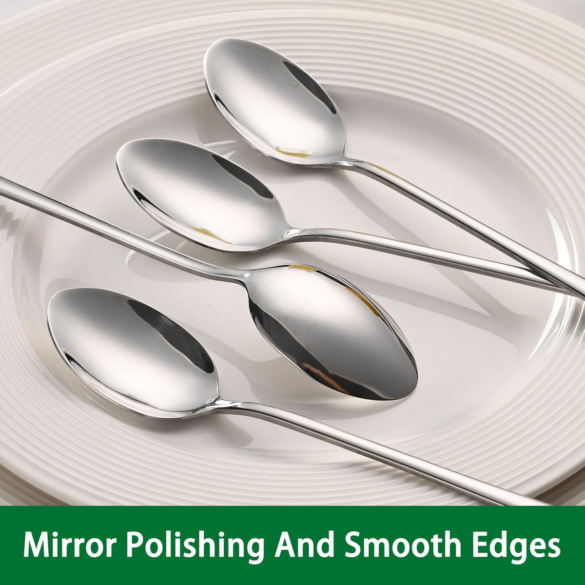 7.5 Inches Stainless Steel Iced Tea Spoons,Set Of 8 Long Stirring Spoons For Coffee - Flavour Fushion Cooking Shop