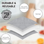 6Pcs 5'' Wax & Oil Applicator Pads - Reusable Microfiber Cleaning Pad - Scratch-Free