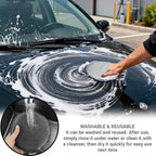6Pcs 5'' Wax & Oil Applicator Pads - Reusable Microfiber Cleaning Pad - Scratch-Free