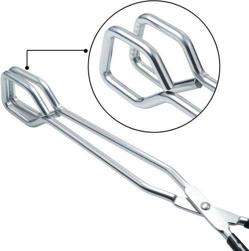 10-Inch Kitchen Scissor Tongs Stainless Steel Scissor Cooking Tongs