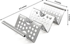 4 Pack Stainless Steel Taco Holders, Premium Taco Stands, Holds 2 Or 3 Tacos Each Taco Tray
