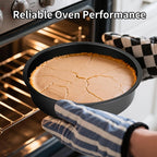 8” Round Cake Pans - 3PCS Nonstick Round Baking Cake Pan, Mold,Dish, Flan