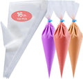 Piping Bags 16 Inch - Disposable Piping Bags 100pcs, Large Pastry Bags