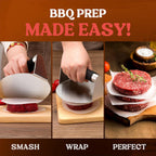 Smash Burger Press, Hamburger Smasher Tool for Griddle, Stainless Steel