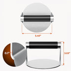 Smash Burger Press, Hamburger Smasher Tool for Griddle, Stainless Steel