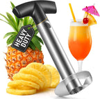 Pineapple Corer and Slicer, Heavy-Duty Stainless Steel Reinforced Thicker Blade Easy-to-Use
