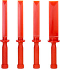 Plastic Chisel Scraper Set, 3/4", 7/8", 1", 1-1/2" Chemical Resistant Scraper Tool, No-marring Plastic Chisel Set for Removes Debris, Adhesives, Film, Paint
