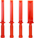 Plastic Chisel Scraper Set, 3/4", 7/8", 1", 1-1/2" Chemical Resistant Scraper Tool, No-marring Plastic Chisel Set for Removes Debris, Adhesives, Film, Paint - Flavour Fushion Cooking Shop